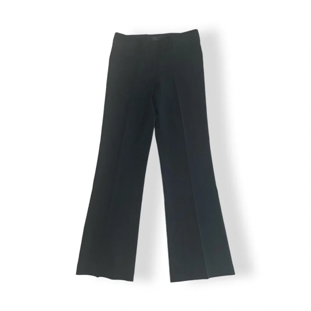NWOT! BCBG MAXAZRIA Black Pinstripe Wide Leg Trousers! Size 0! - Picture 3 of 7